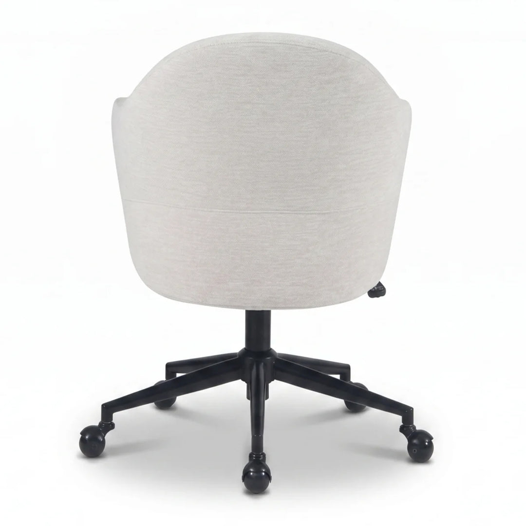 YOUNIKE Modern Shell Office Chair with Arms Rolling Swivel Home Office Chair