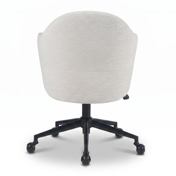 YOUNIKE Modern Shell Office Chair with Arms Rolling Swivel Home Office Chair