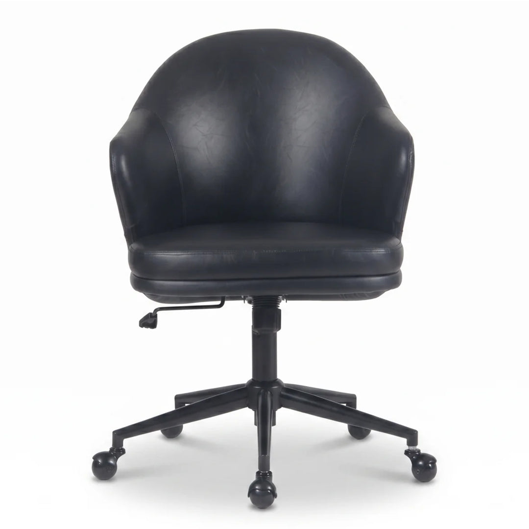 YOUNIKE Modern Shell Office Chair with Arms Rolling Swivel Home Office Chair