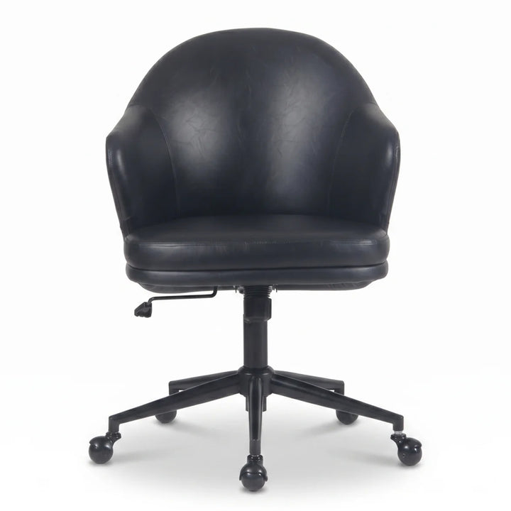 YOUNIKE Modern Shell Office Chair with Arms Rolling Swivel Home Office Chair