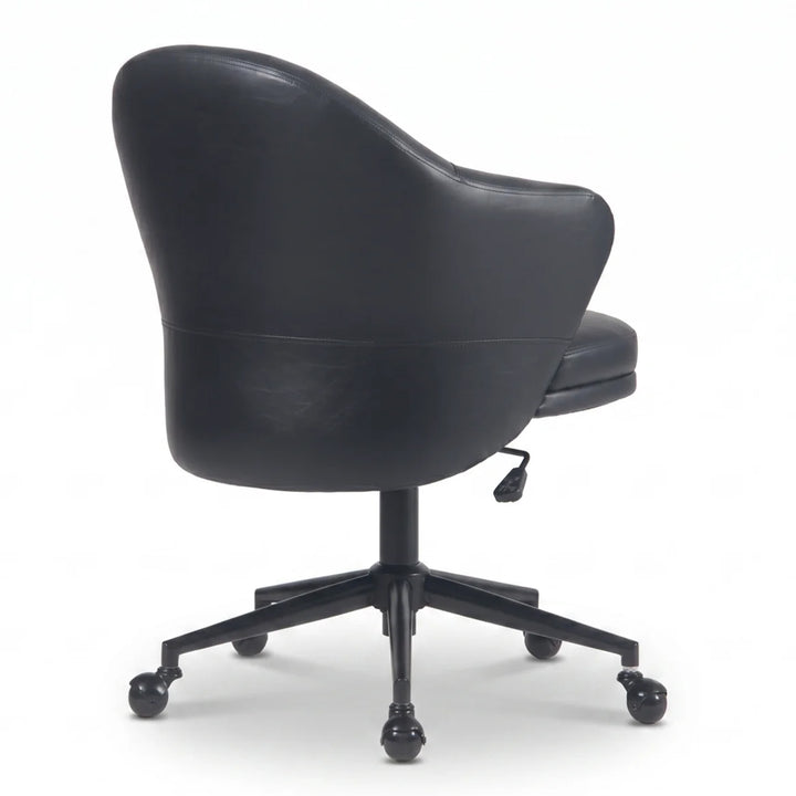 YOUNIKE Modern Shell Office Chair with Arms Rolling Swivel Home Office Chair