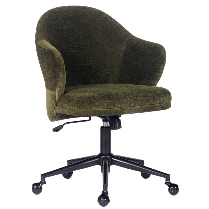 YOUNIKE Modern Shell Office Chair with Arms Rolling Swivel Home Office Chair