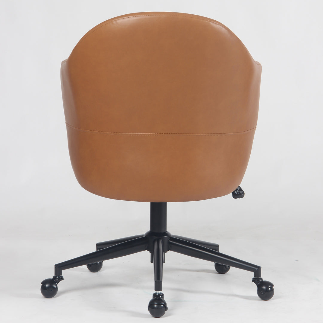 YOUNIKE Modern Shell Office Chair with Arms Rolling Swivel Home Office Chair