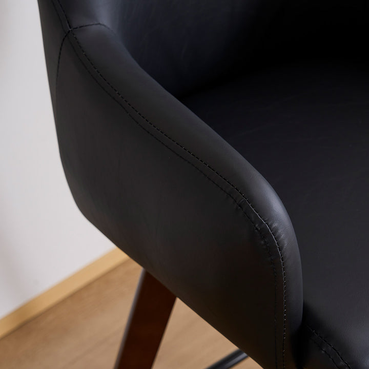 YOUNIKE Swivel Bar Chairs Wooden Bar Stools