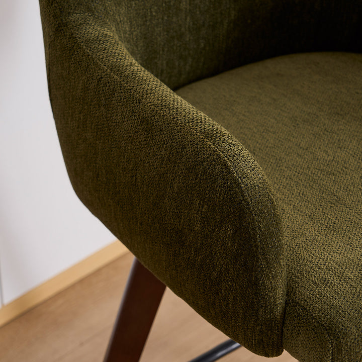 YOUNIKE Swivel Bar Chairs Wooden Bar Stools