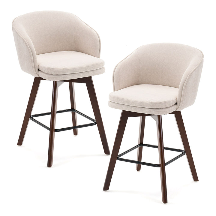 YOUNIKE Bar Chairs Swivel Counter Stools