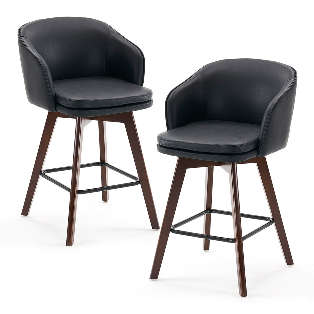 YOUNIKE Bar Chairs Swivel Counter Stools