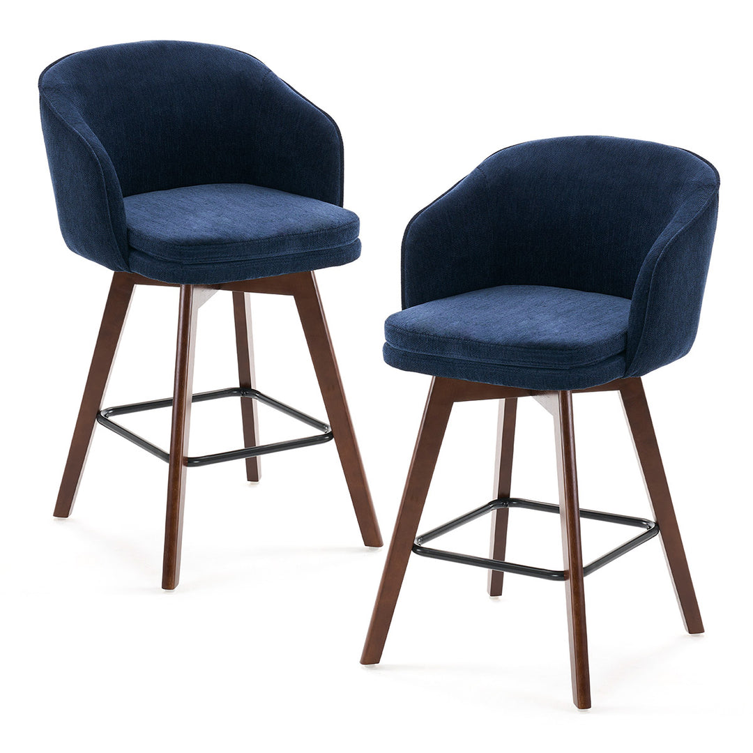 YOUNIKE Bar Chairs Swivel Counter Stools
