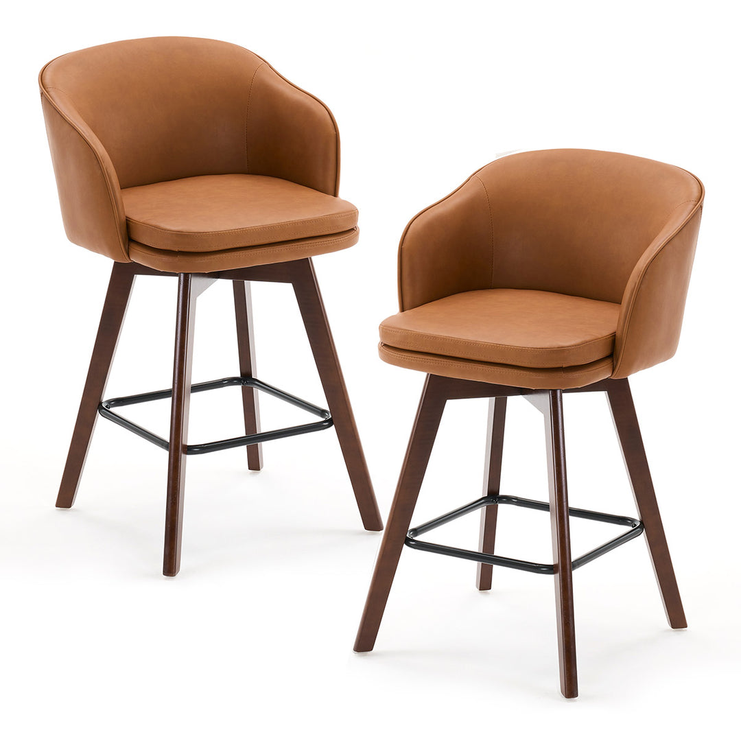 YOUNIKE Bar Chairs Swivel Counter Stools