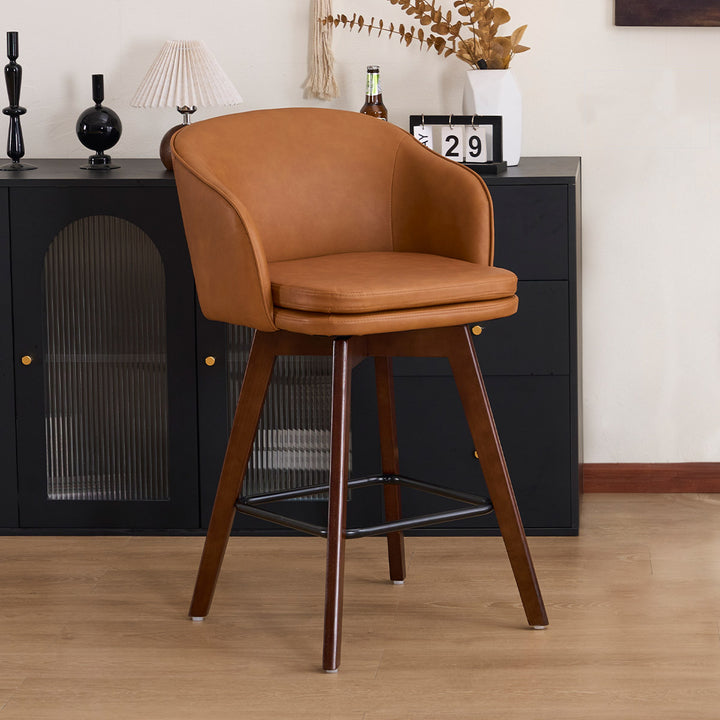 YOUNIKE Bar Chairs Swivel Counter Stools