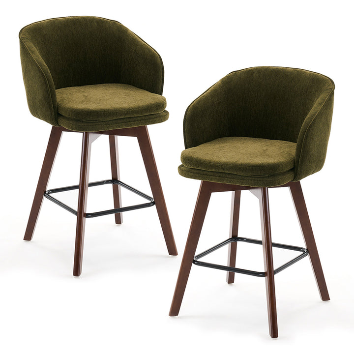 YOUNIKE Bar Chairs Swivel Counter Stools
