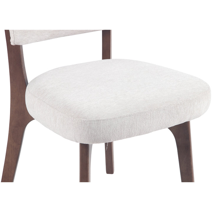 YOUNIKE Modern Dining Chairs Padded Kitchen Chairs with Solid Wood Legs