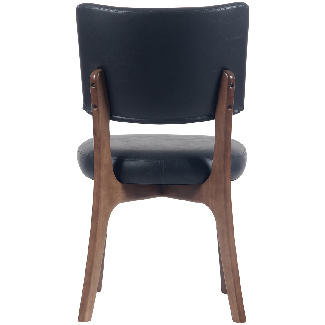 YOUNIKE Modern Dining Chairs Padded Kitchen Chairs with Solid Wood Legs