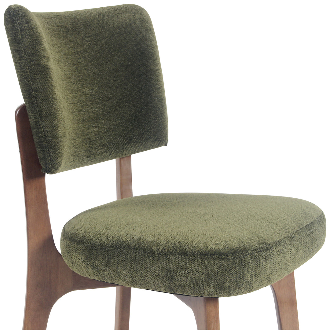 YOUNIKE Modern Dining Chairs Padded Kitchen Chairs with Solid Wood Legs