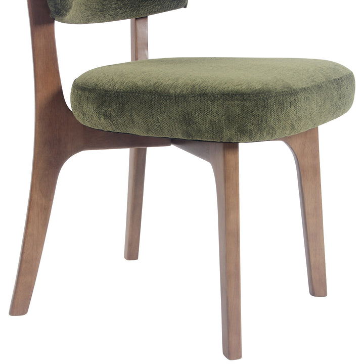 YOUNIKE Modern Dining Chairs Padded Kitchen Chairs with Solid Wood Legs