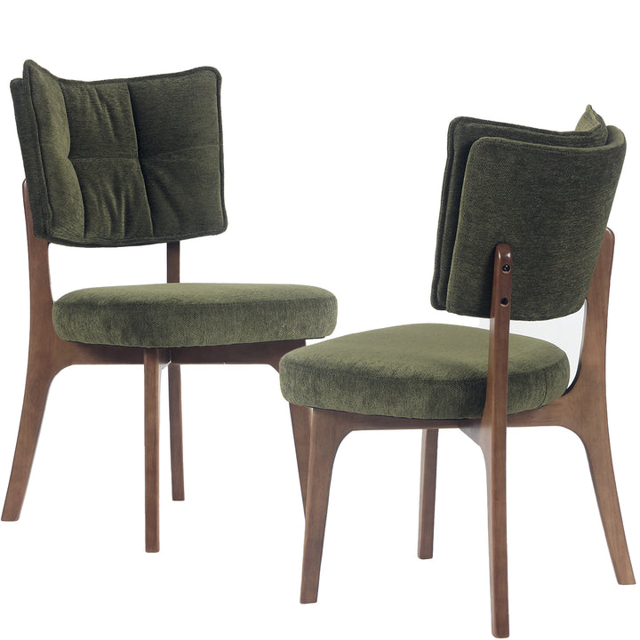 YOUNIKE Upholstered Dining Chairs with Padded Backrest Mid Century Side Chairs for Dining Room