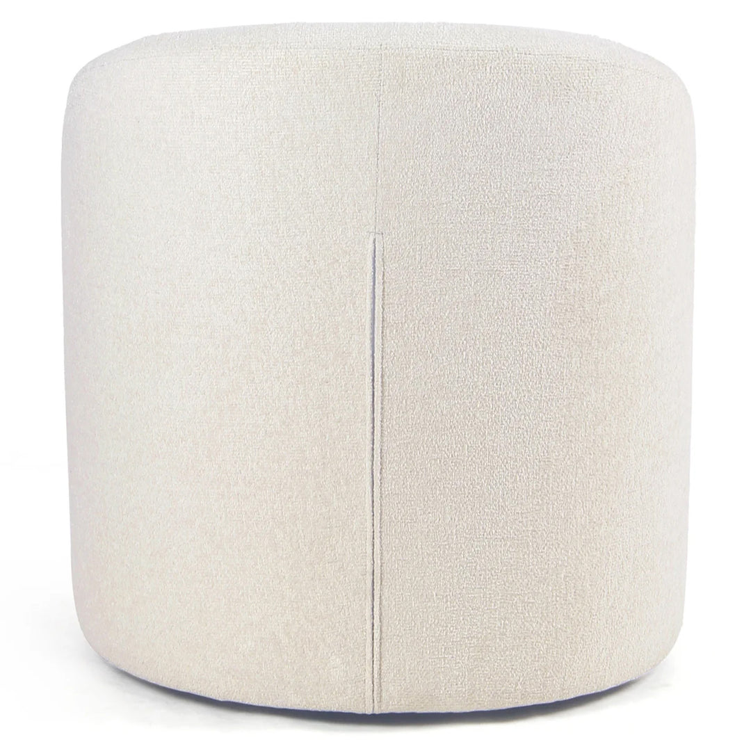 YOUNIKE Upholstered Accent Chair 360° Rotating Swivel Barrel Chair with Integrated Armrest