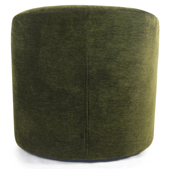 YOUNIKE Upholstered Accent Chair 360° Rotating Swivel Barrel Chair with Integrated Armrest