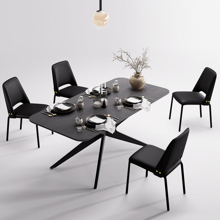 YOUNIKE Slope Premium Leather Dining Chairs