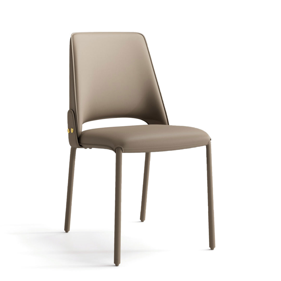 YOUNIKE Slope Premium Leather Dining Chairs