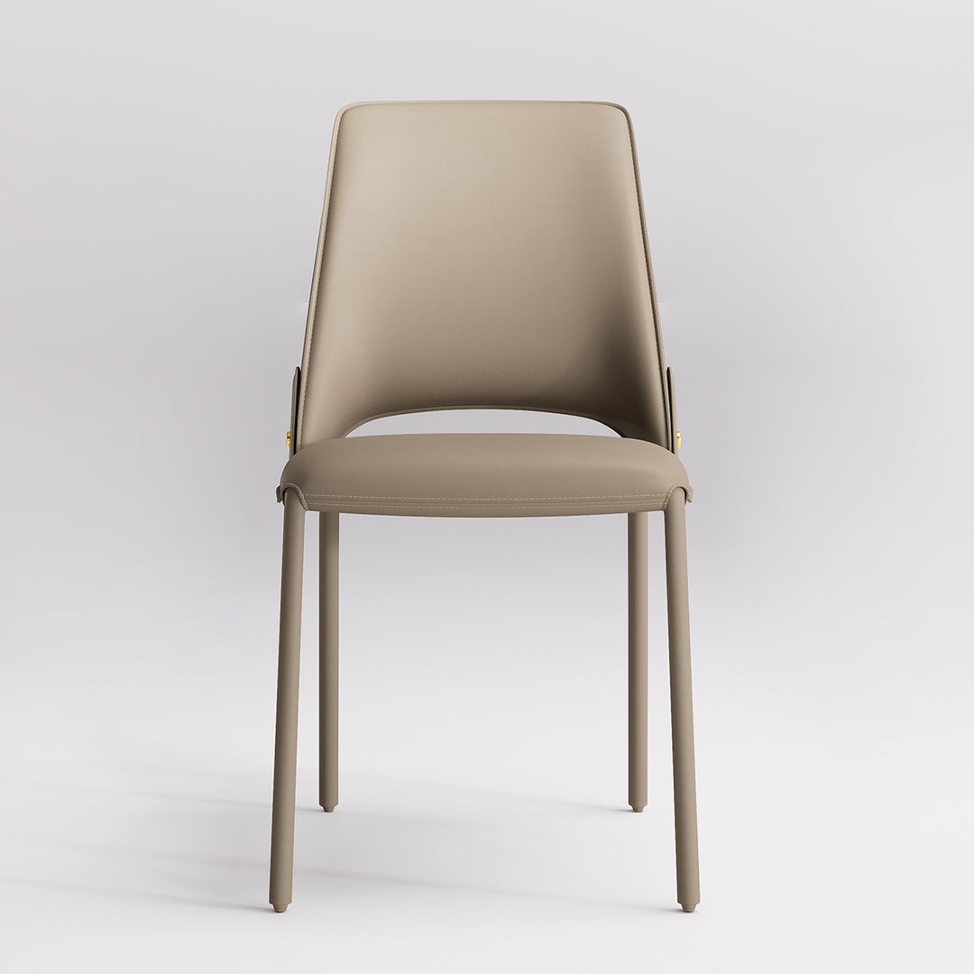 YOUNIKE Slope Premium Leather Dining Chairs