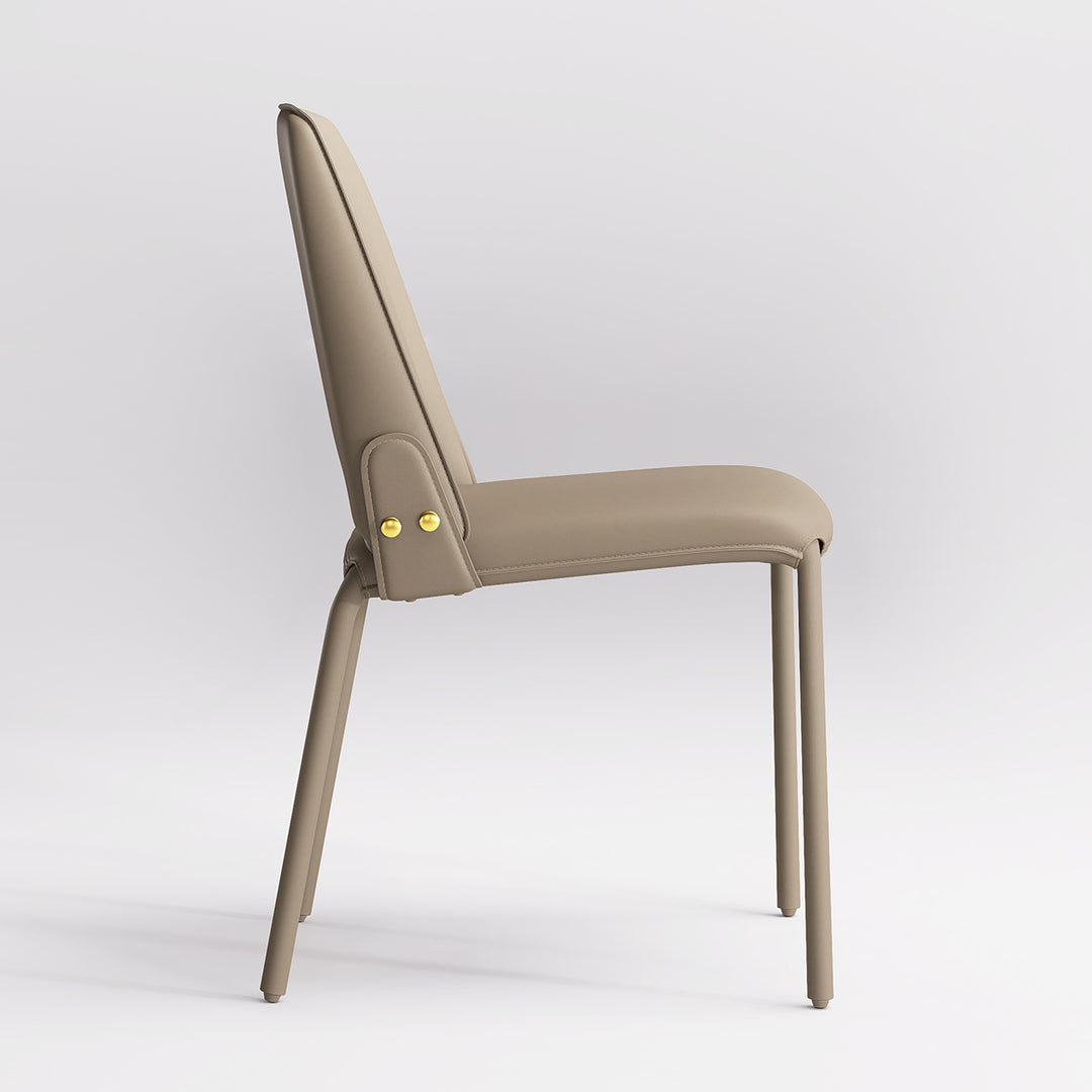 YOUNIKE Slope Premium Leather Dining Chairs