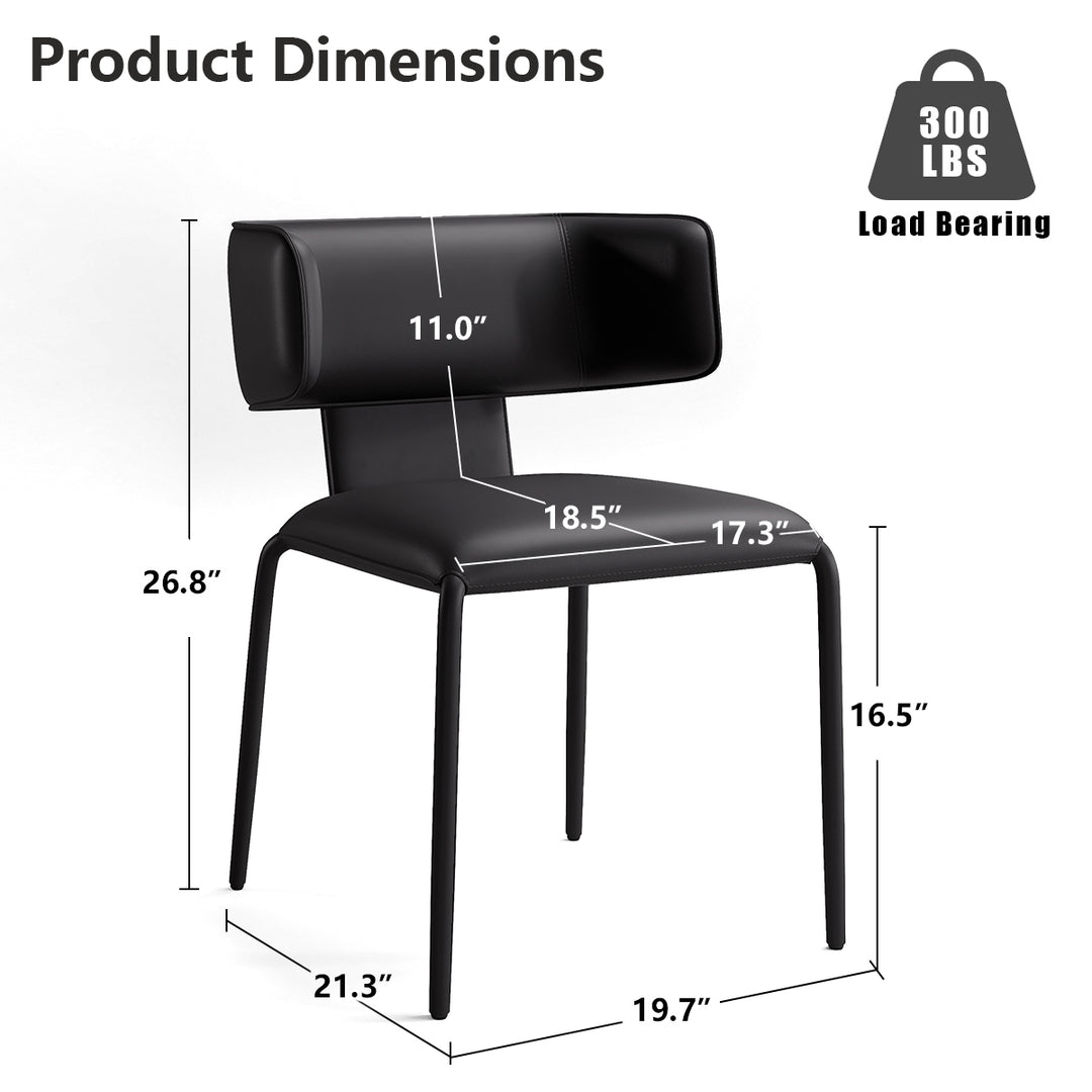 YOUNIKE Wing Premium Leather Dining Chairs