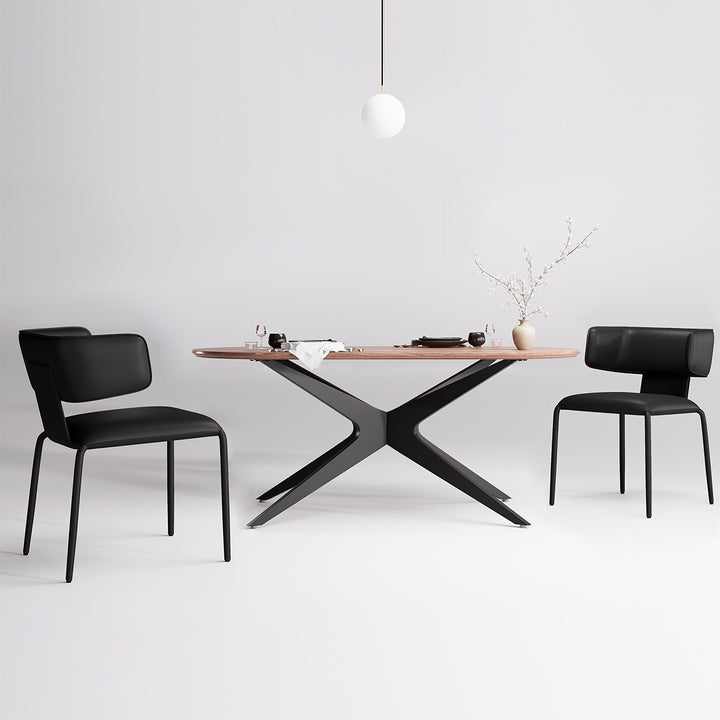 YOUNIKE Wing Premium Leather Dining Chairs