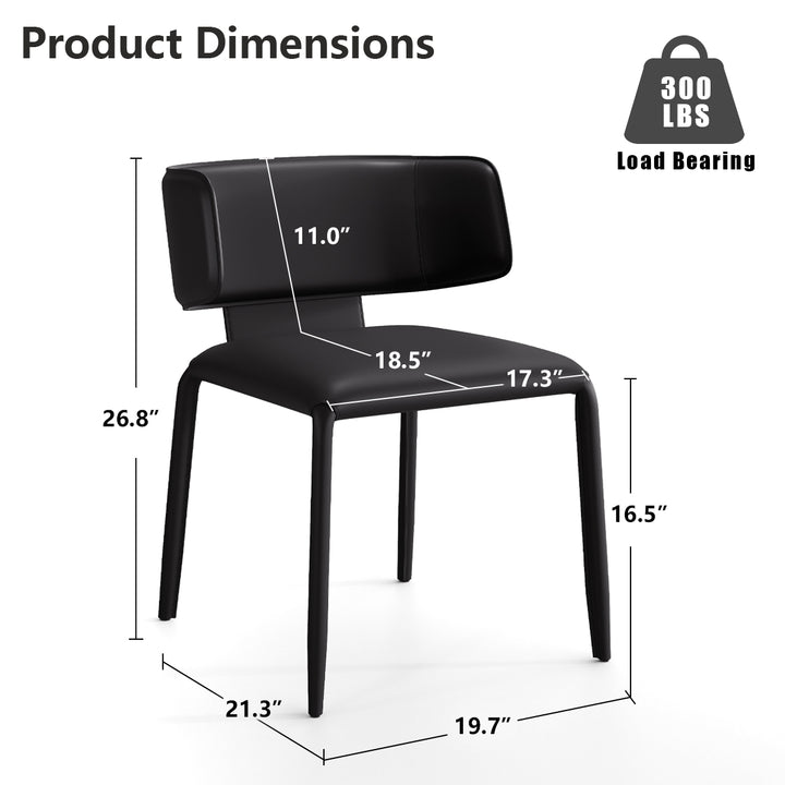 YOUNIKE Track Sadddle Leather Bar Stools