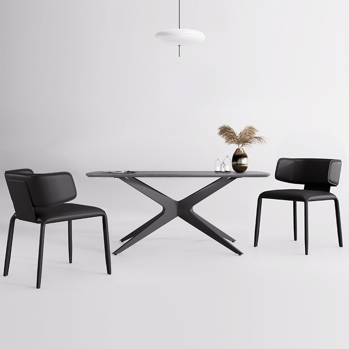 YOUNIKE Track Sadddle Leather Bar Stools