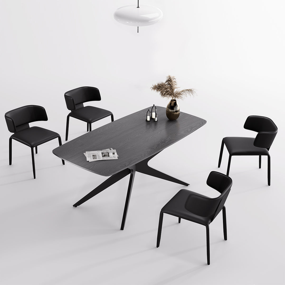YOUNIKE Track Sadddle Leather Bar Stools