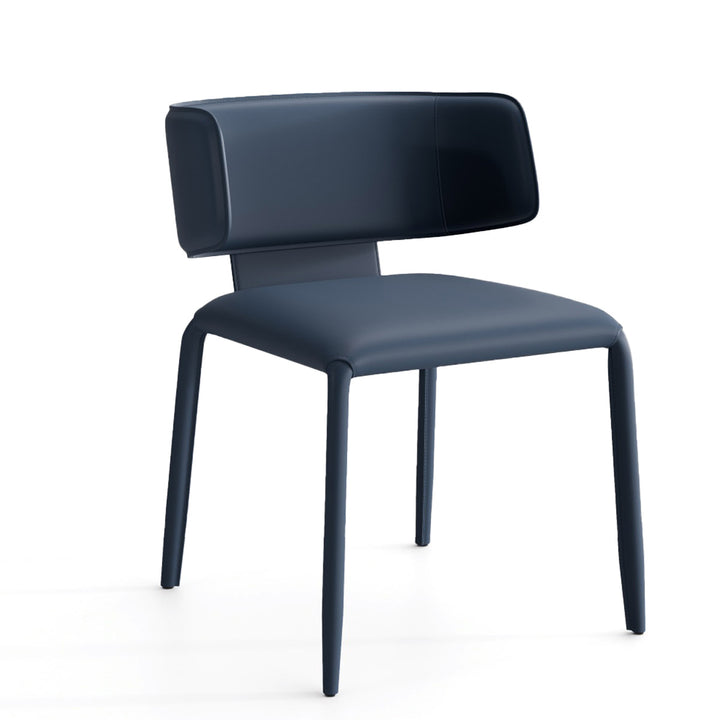 YOUNIKE Wing Sadddle Leather Dining Chairs