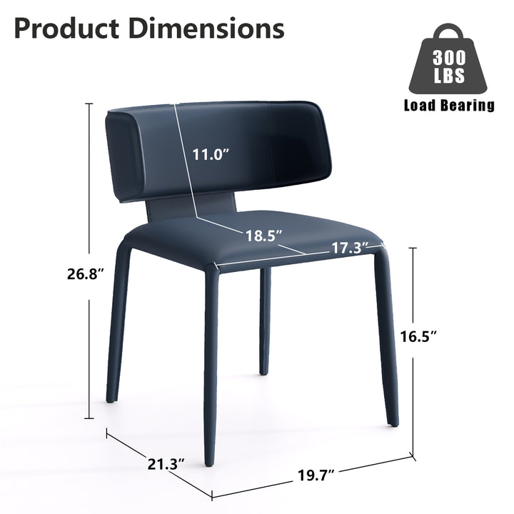 YOUNIKE Track Sadddle Leather Bar Stools