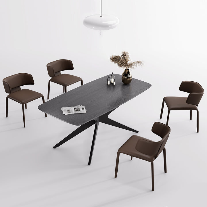 YOUNIKE Track Sadddle Leather Bar Stools