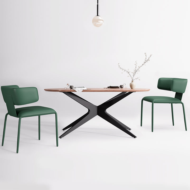 YOUNIKE Wing Premium Leather Dining Chairs