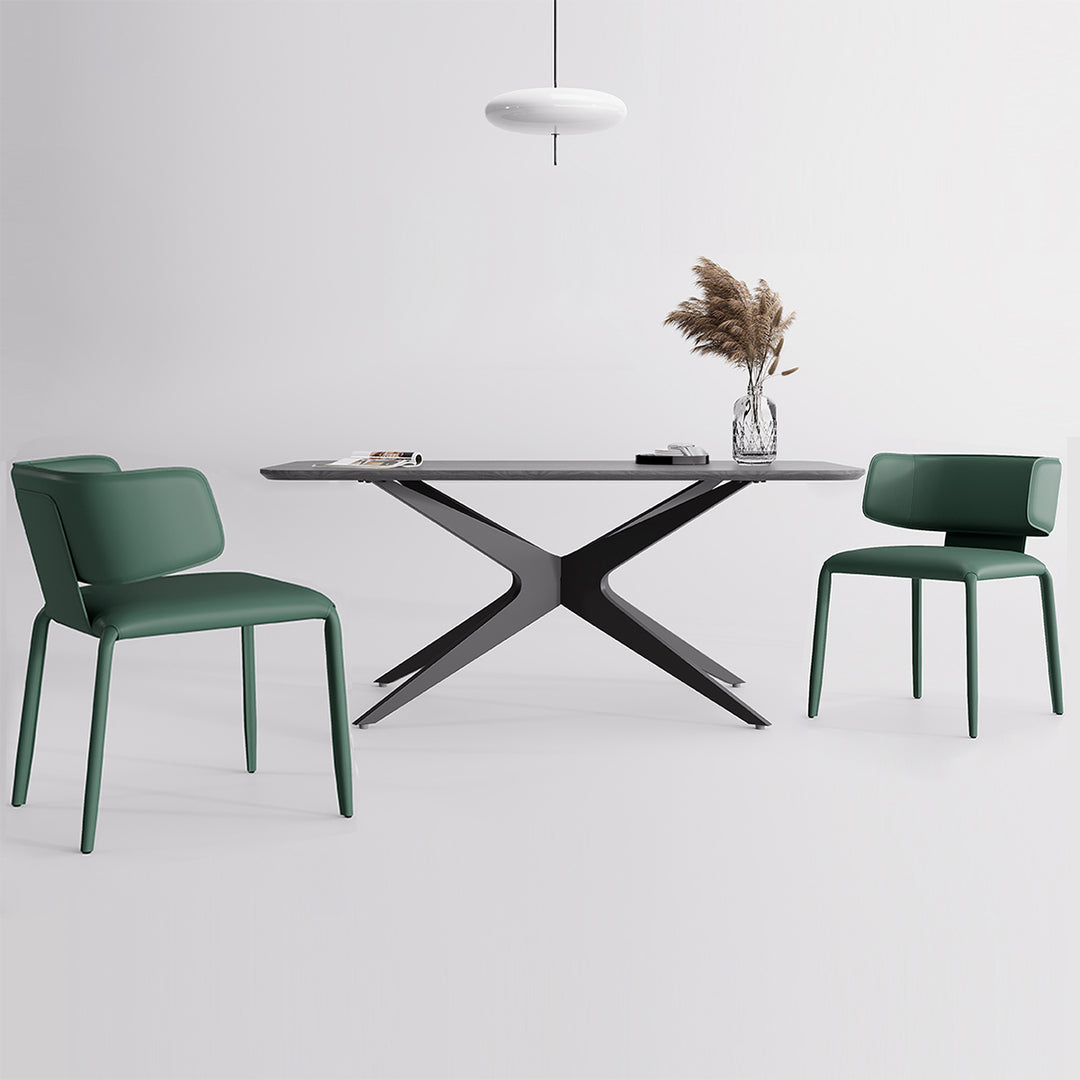 YOUNIKE Track Sadddle Leather Bar Stools