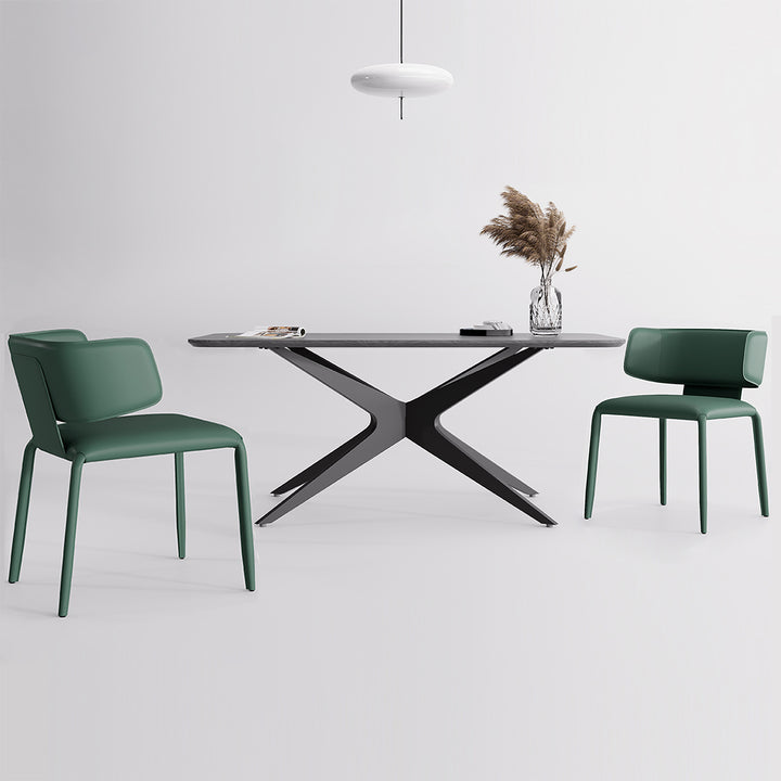 YOUNIKE Track Sadddle Leather Bar Stools