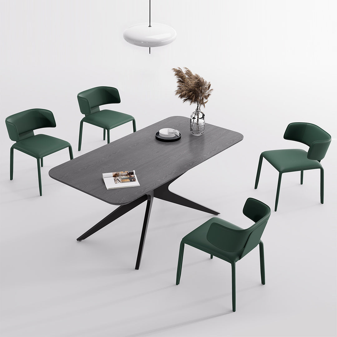 YOUNIKE Track Sadddle Leather Bar Stools