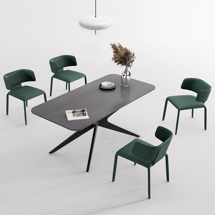 YOUNIKE Track Sadddle Leather Bar Stools