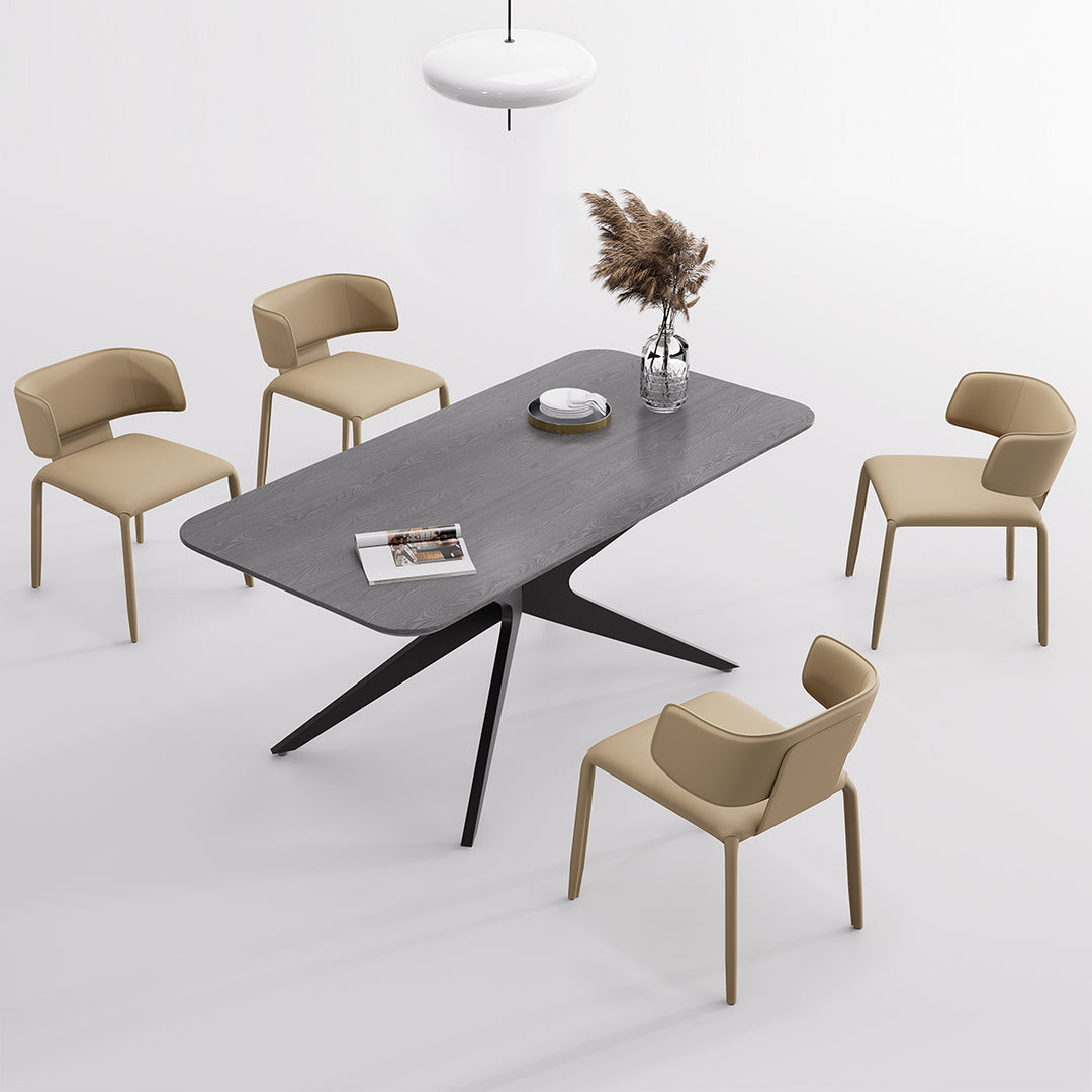 YOUNIKE Track Sadddle Leather Bar Stools