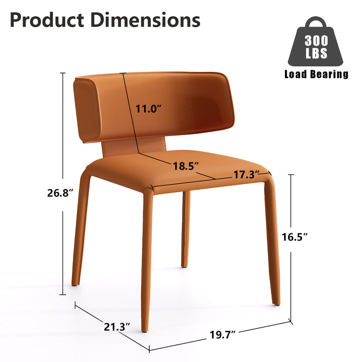 YOUNIKE Track Sadddle Leather Bar Stools