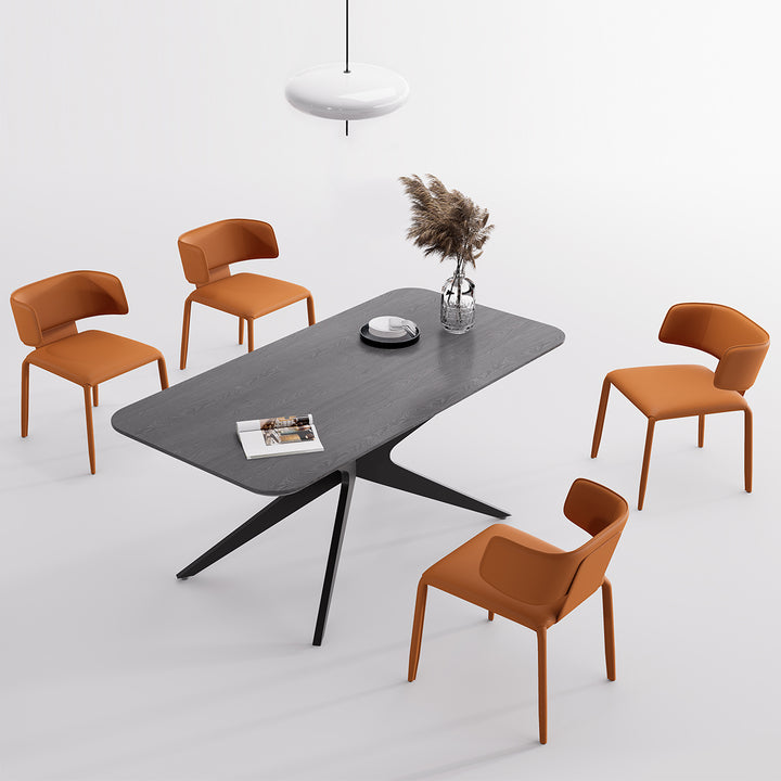 YOUNIKE Track Sadddle Leather Bar Stools