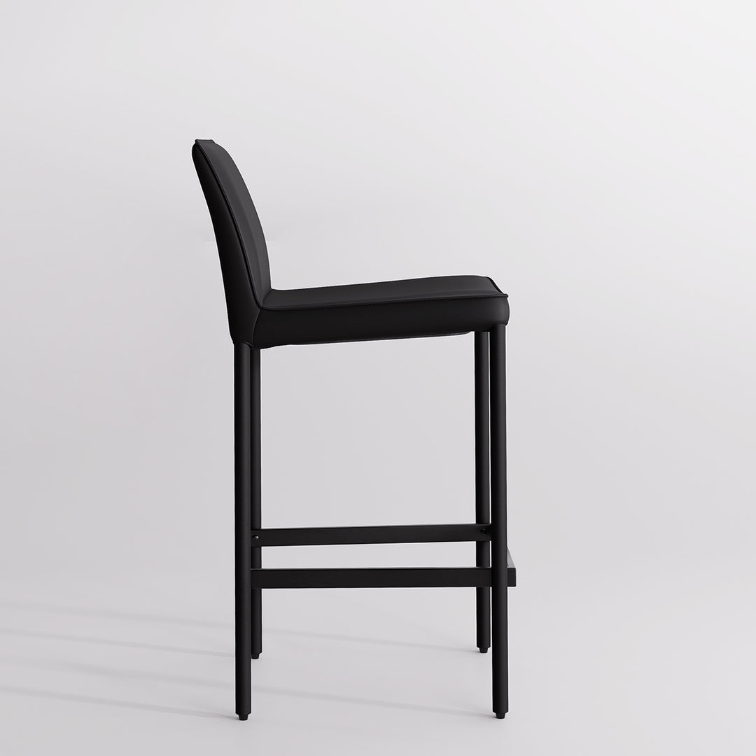 YOUNIKE Track Premium Leather Bar Stools