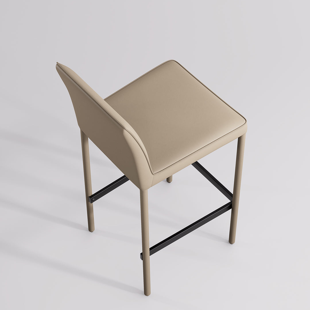 YOUNIKE Track Premium Leather Bar Stools