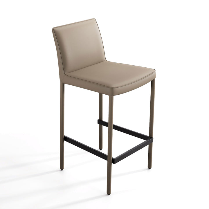 YOUNIKE Track Premium Leather Bar Stools