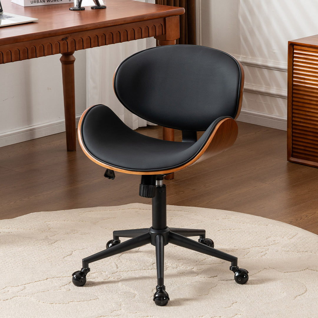 YOUNIKE Bentwood Office Chair Ergonomic Swivel Desk Chair