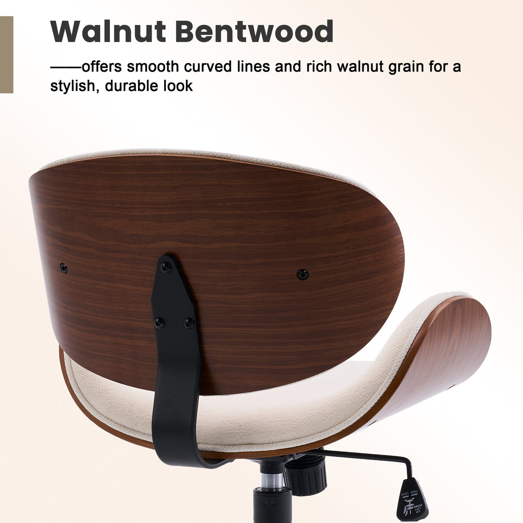 YOUNIKE Bentwood Office Chair Ergonomic Swivel Desk Chair