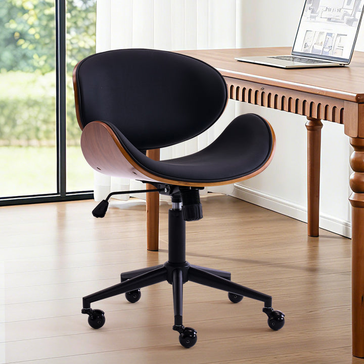 YOUNIKE Bentwood Office Chair Ergonomic Swivel Desk Chair