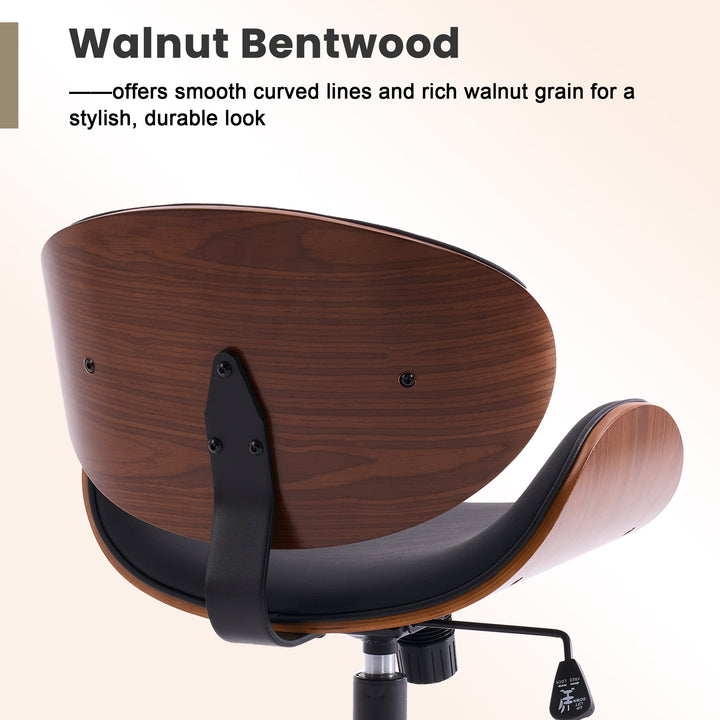 YOUNIKE Bentwood Office Chair Ergonomic Swivel Desk Chair