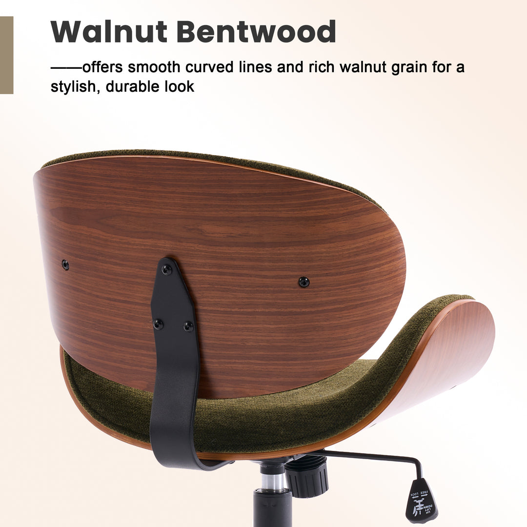 YOUNIKE Bentwood Office Chair Ergonomic Swivel Desk Chair